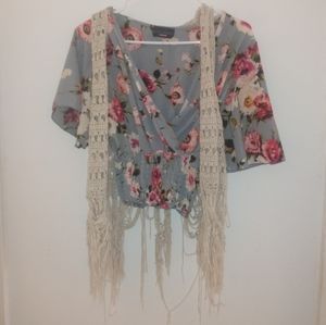 Crop top and carnigan